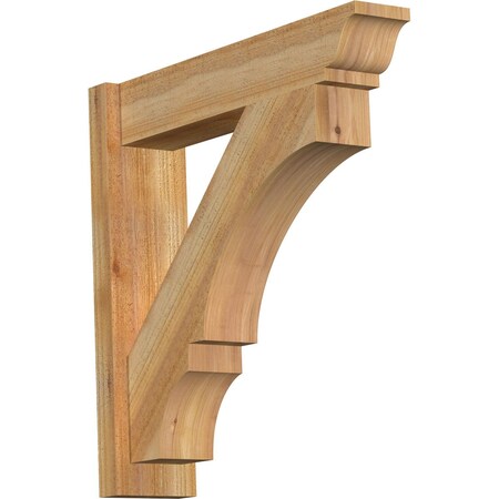 Ekena Millwork Balboa Rough Sawn Traditional Outlooker, Western Red Cedar, 6"W x 26"D x 26"H OUT06X26X26BOA01RWR